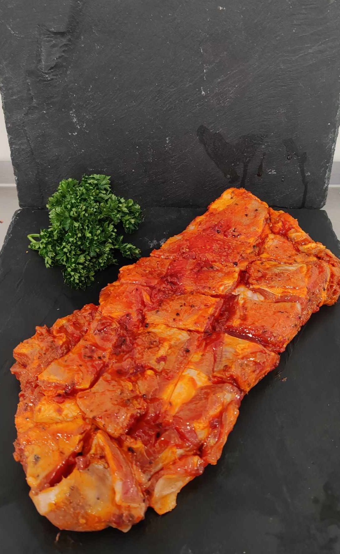 Poitrine d'agneau marinée